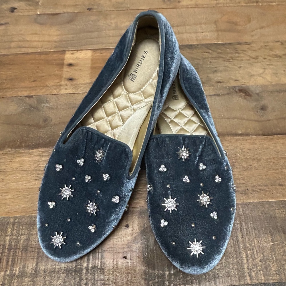 BIRDIES The Starling Ocean Blue Flats